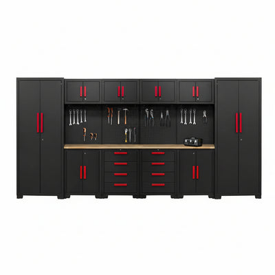 Garage Storage Cabinet System - 2 * 6-Pcs Workshop Set