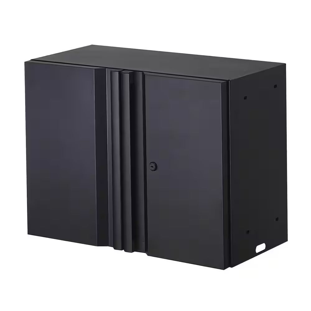 Regular Duty Welded 54.5 In. W X 75 In. H X 19.6 In. D 21-Gauge Steel 3-Piece Garage Storage System in Black