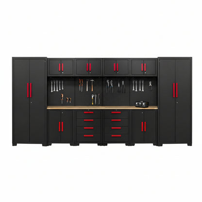Garage Storage Cabinet System - 2 * 6-Pcs Workshop Set