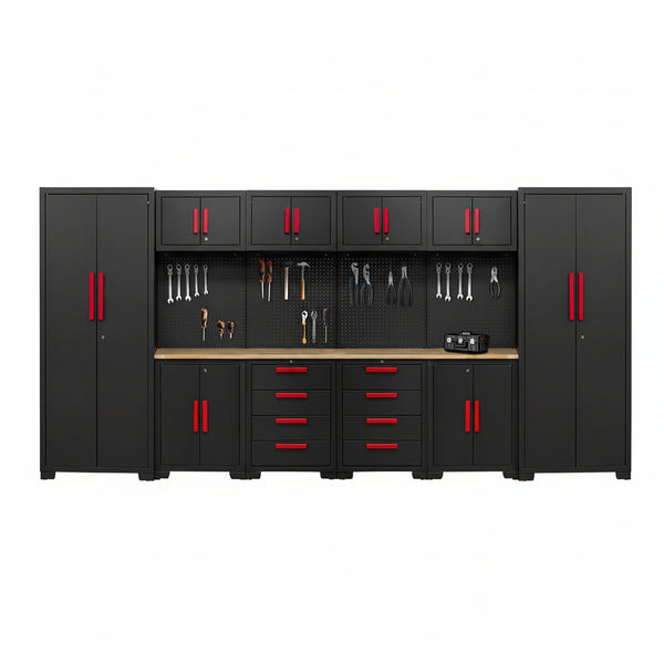 Garage Storage Cabinet System - 2 * 6-Pcs Workshop Set